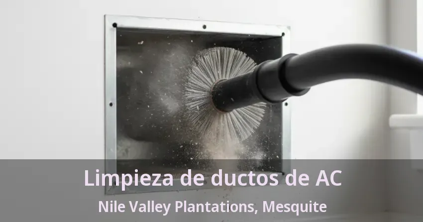 Limpieza de ductos de AC Nile Valley Plantations, Mesquite - TX Limpieza de ductos de AC Nile Valley Plantations, Mesquite - TX