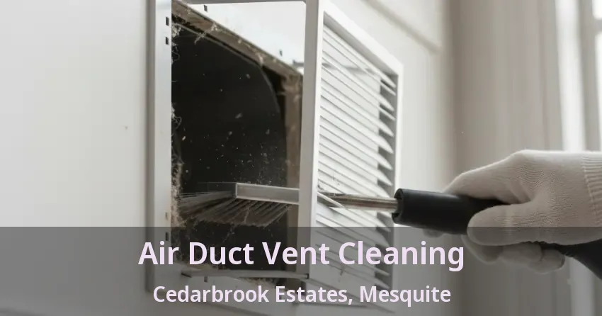 Air Duct Vent Cleaning Cedarbrook Estates, Mesquite - TX