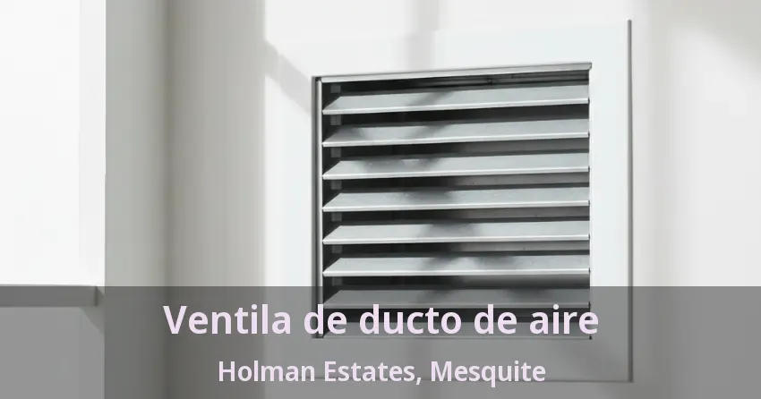 Ventila de ducto de aire Holman Estates, Mesquite - TX