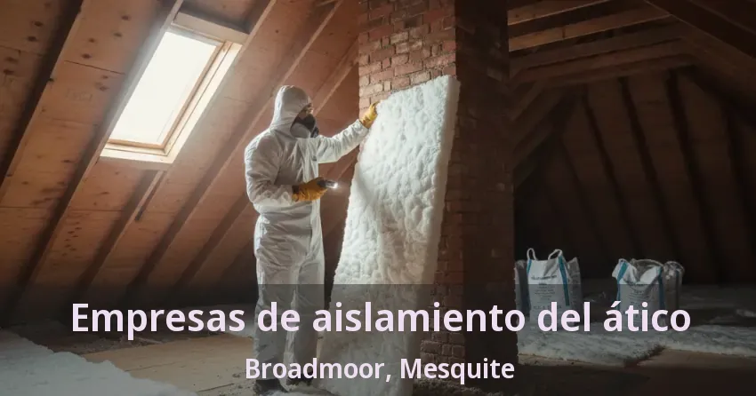 Empresas de aislamiento del ático Broadmoor, Mesquite - TX Empresas de aislamiento del ático Broadmoor, Mesquite - TX