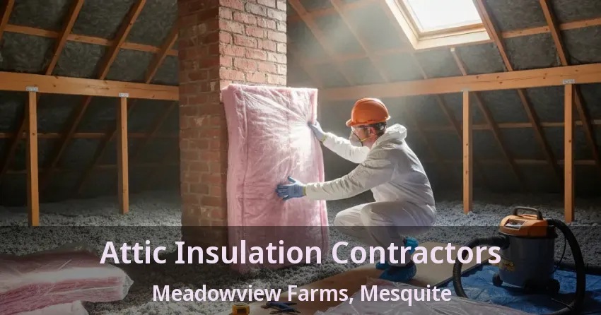 Attic Insulation Contractors Meadowview Farms, Mesquite - TX Attic Insulation Contractors Meadowview Farms, Mesquite - TX