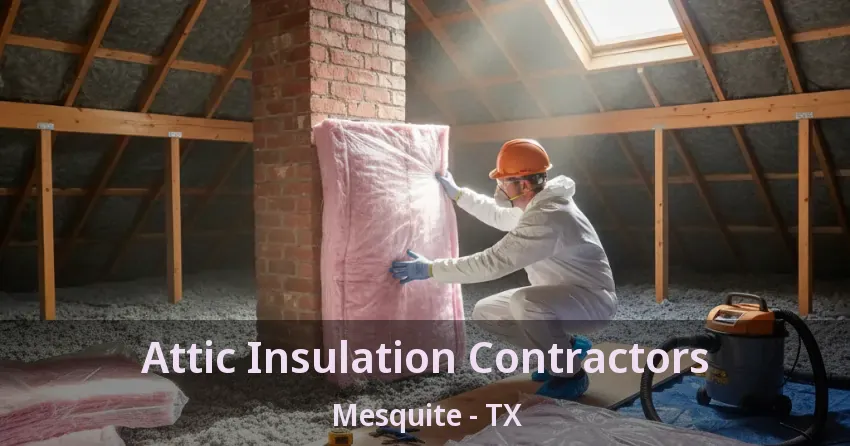 Attic Insulation Contractors Mesquite - TX Attic Insulation Contractors Mesquite - TX