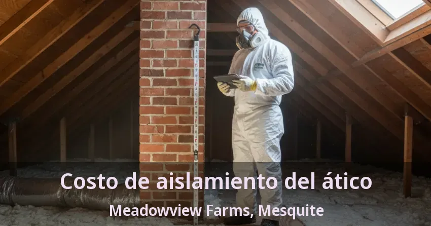 Costo de aislamiento del ático Meadowview Farms, Mesquite - TX Costo de aislamiento del ático Meadowview Farms, Mesquite - TX