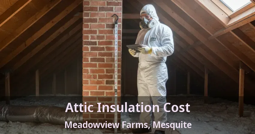 Attic Insulation Cost Meadowview Farms, Mesquite - TX Attic Insulation Cost Meadowview Farms, Mesquite - TX
