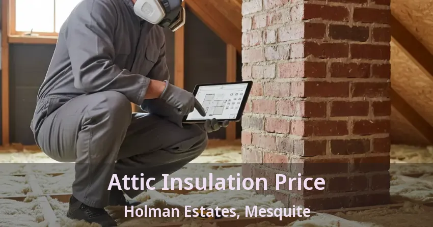Attic Insulation Price Holman Estates, Mesquite - TX