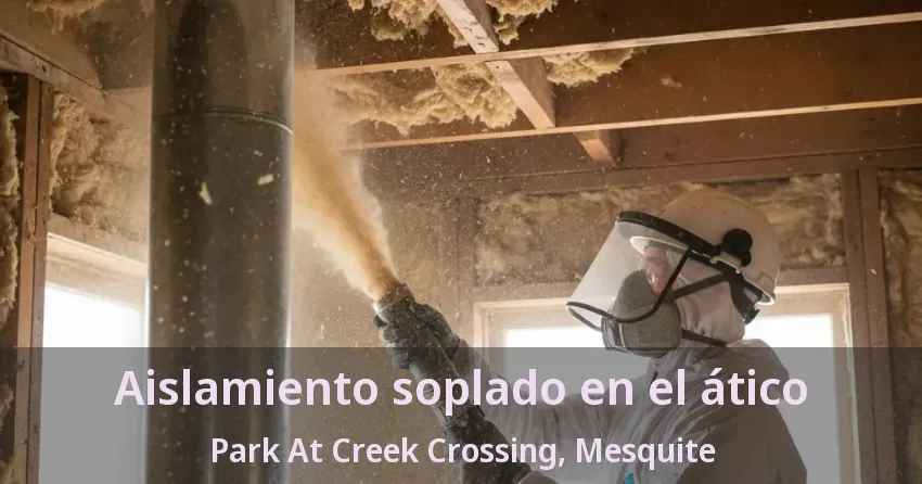 Aislamiento soplado en el ático Park At Creek Crossing, Mesquite - TX