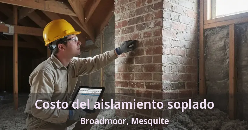 Costo del aislamiento soplado Broadmoor, Mesquite - TX Costo del aislamiento soplado Broadmoor, Mesquite - TX