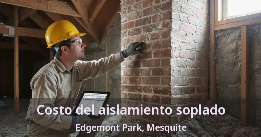 Costo del aislamiento soplado Edgemont Park, Mesquite - TX