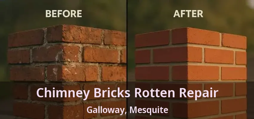 Chimney Bricks Rotten Repair Galloway, Mesquite - TX Chimney Bricks Rotten Repair Galloway, Mesquite - TX