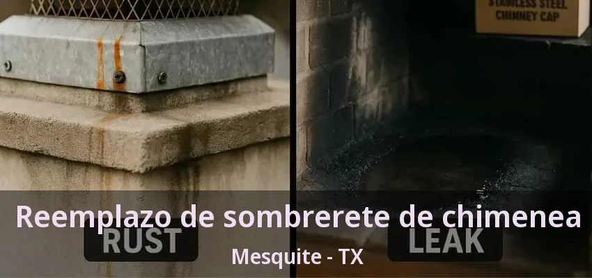 Reemplazo de sombrerete de chimenea Mesquite - TX Reemplazo de sombrerete de chimenea Mesquite - TX