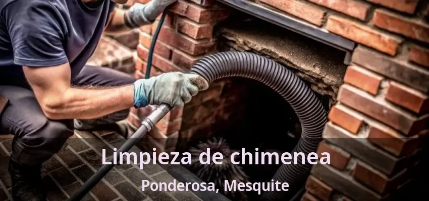 Limpieza de chimenea Ponderosa, Mesquite - TX