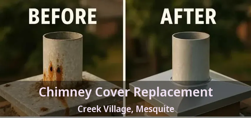Chimney Cover Replacement Creek Village, Mesquite - TX