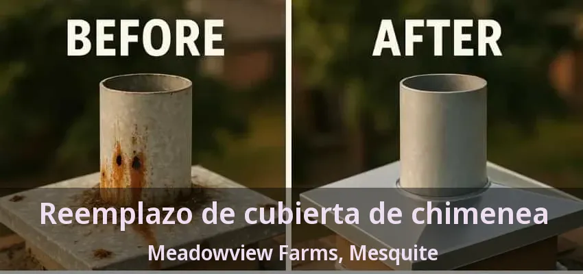 Reemplazo de cubierta de chimenea Meadowview Farms, Mesquite - TX Reemplazo de cubierta de chimenea Meadowview Farms, Mesquite - TX