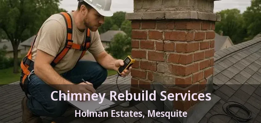 Chimney Rebuild Services Holman Estates, Mesquite - TX