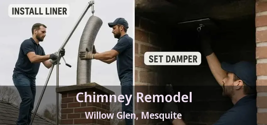 Chimney Remodel Willow Glen, Mesquite - TX Chimney Remodel Willow Glen, Mesquite - TX