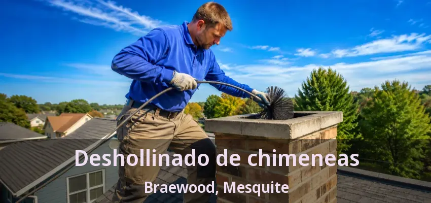 Deshollinado de chimeneas Braewood, Mesquite - TX