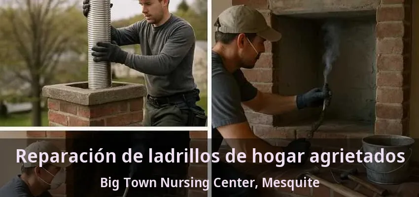 Reparación de ladrillos de hogar agrietados Big Town Nursing Center, Mesquite - TX Reparación de ladrillos de hogar agrietados Big Town Nursing Center, Mesquite - TX
