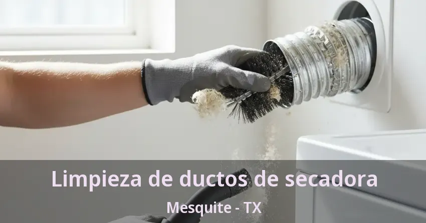 Limpieza de ductos de secadora Mesquite - TX