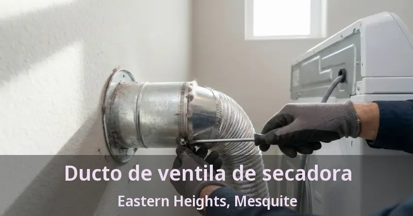 Ducto de ventila de secadora Eastern Heights, Mesquite - TX