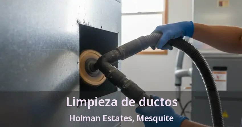 Limpieza de ductos Holman Estates, Mesquite - TX