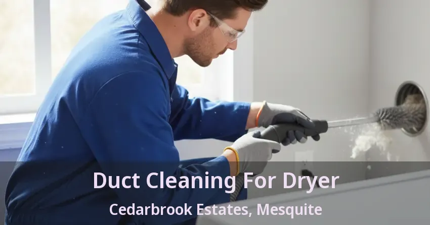Duct Cleaning For Dryer Cedarbrook Estates, Mesquite - TX Duct Cleaning For Dryer Cedarbrook Estates, Mesquite - TX