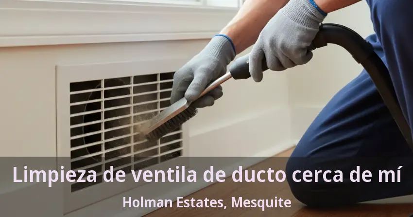 Limpieza de ventila de ducto cerca de mí Holman Estates, Mesquite - TX