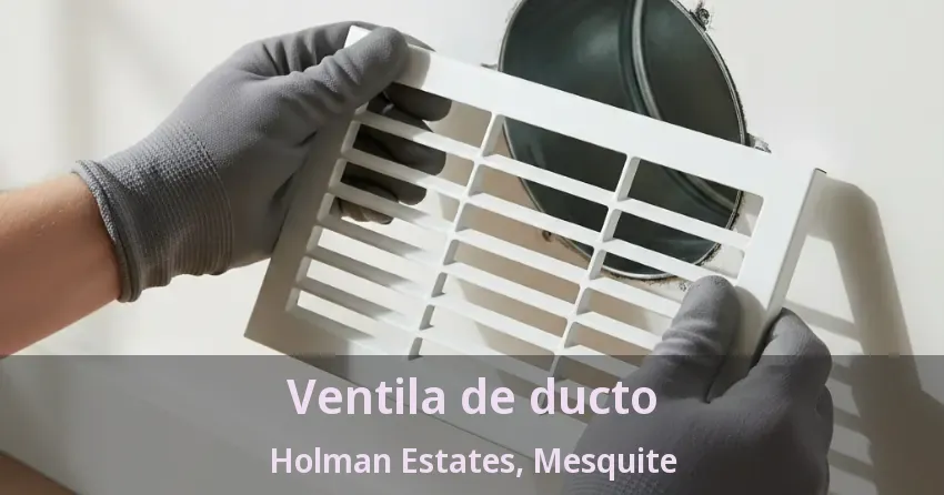 Ventila de ducto Holman Estates, Mesquite - TX