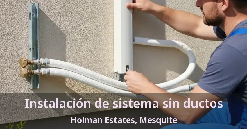 Instalación de sistema sin ductos Holman Estates, Mesquite - TX Instalación de sistema sin ductos Holman Estates, Mesquite - TX
