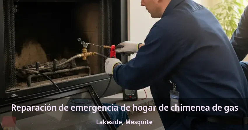 Reparación de emergencia de hogar de chimenea de gas Lakeside, Mesquite - TX