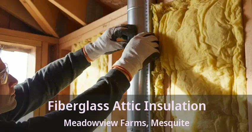 Fiberglass Attic Insulation Meadowview Farms, Mesquite - TX