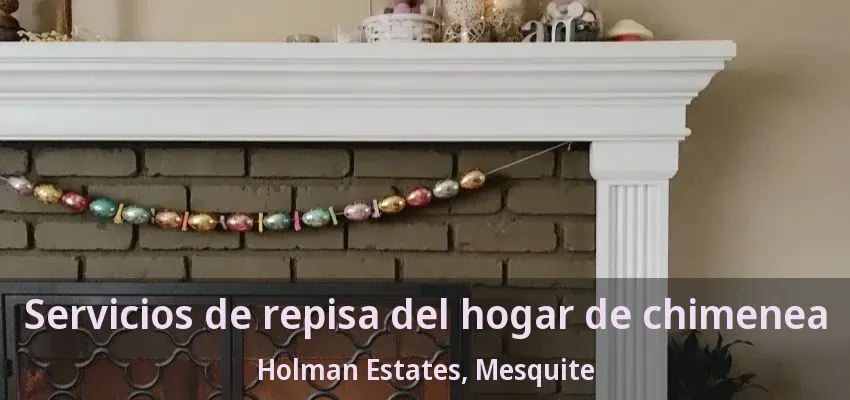 Servicios de repisa del hogar de chimenea Holman Estates, Mesquite - TX