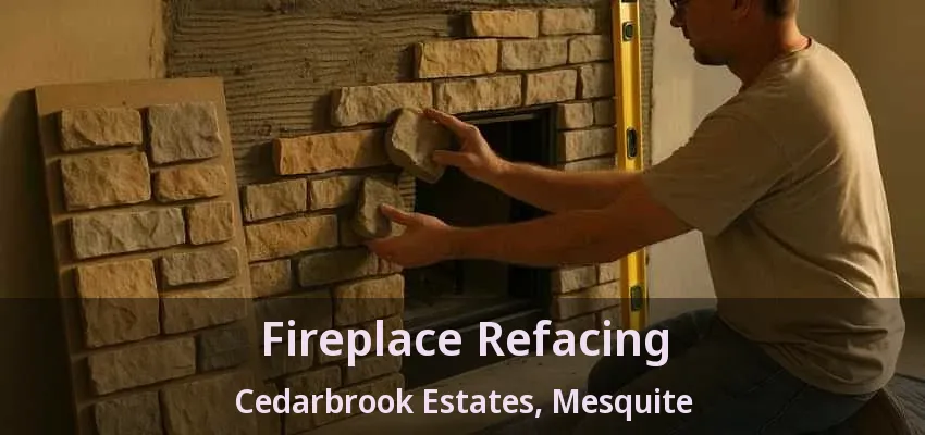 Fireplace Refacing Cedarbrook Estates, Mesquite - TX