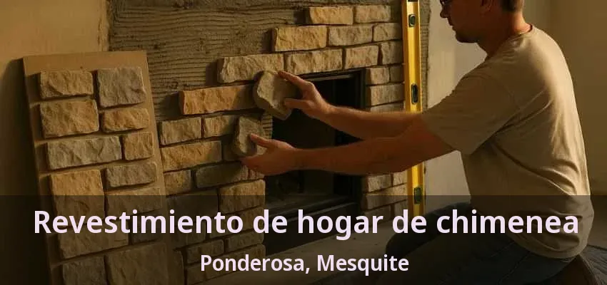 Revestimiento de hogar de chimenea Ponderosa, Mesquite - TX