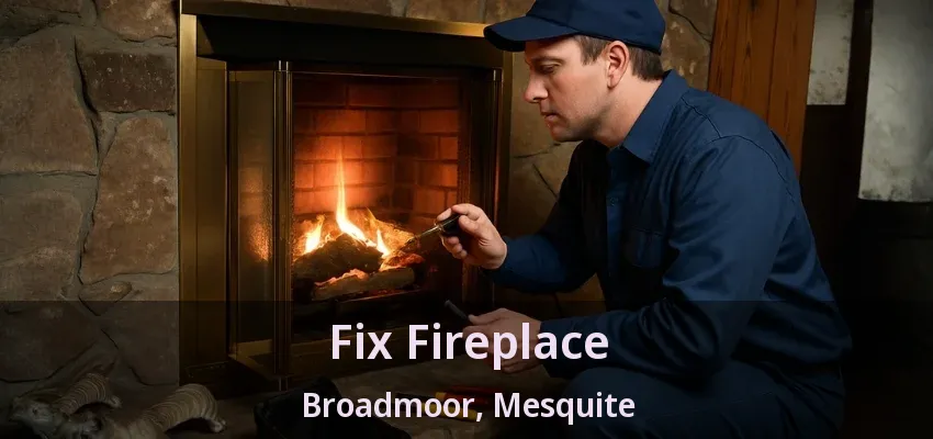 Fix Fireplace Broadmoor, Mesquite - TX Fix Fireplace Broadmoor, Mesquite - TX