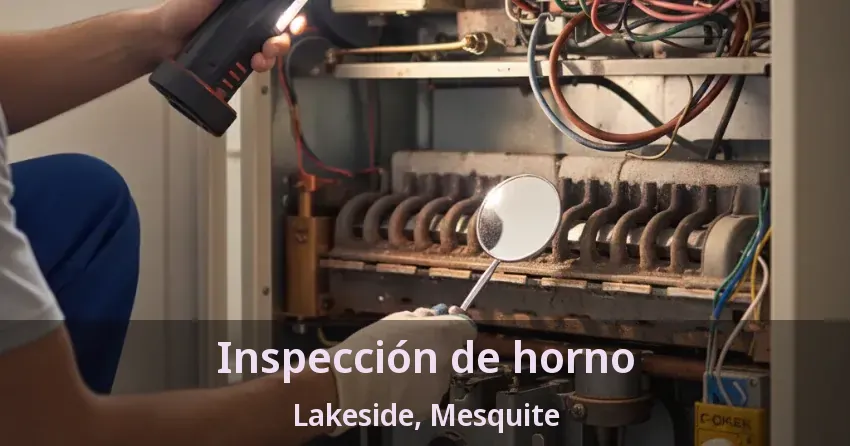 Inspección de horno Lakeside, Mesquite - TX Inspección de horno Lakeside, Mesquite - TX