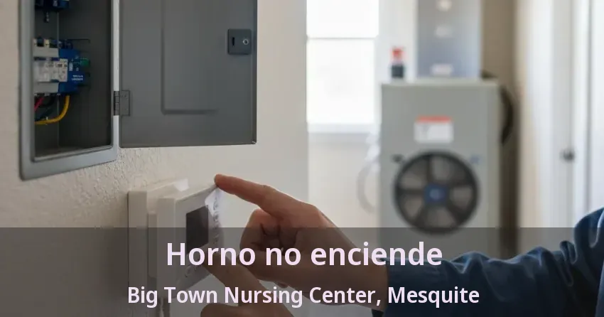 Horno no enciende Big Town Nursing Center, Mesquite - TX Horno no enciende Big Town Nursing Center, Mesquite - TX