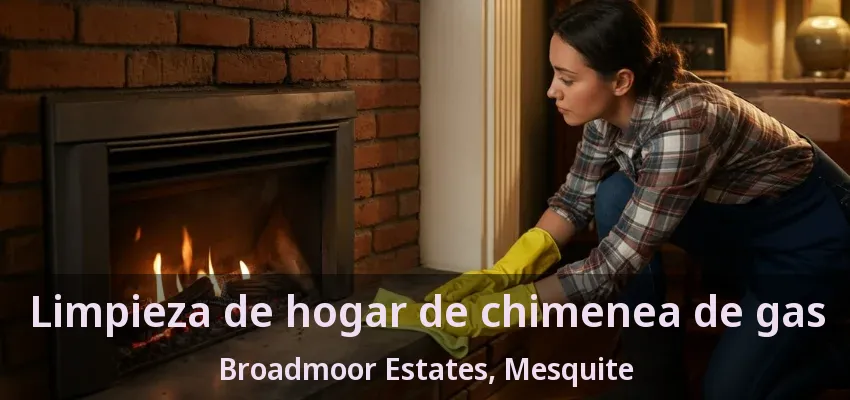 Limpieza de hogar de chimenea de gas Broadmoor Estates, Mesquite - TX
