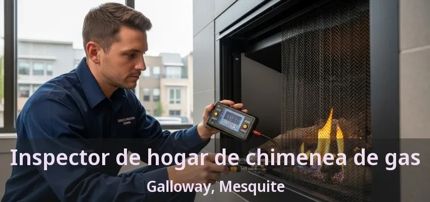 Inspector de hogar de chimenea de gas Galloway, Mesquite - TX
