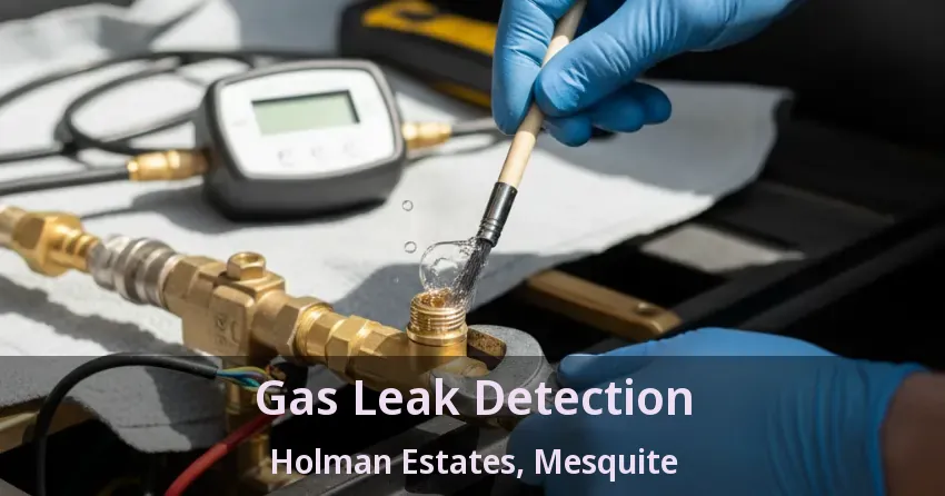 Gas Leak Detection Holman Estates, Mesquite - TX