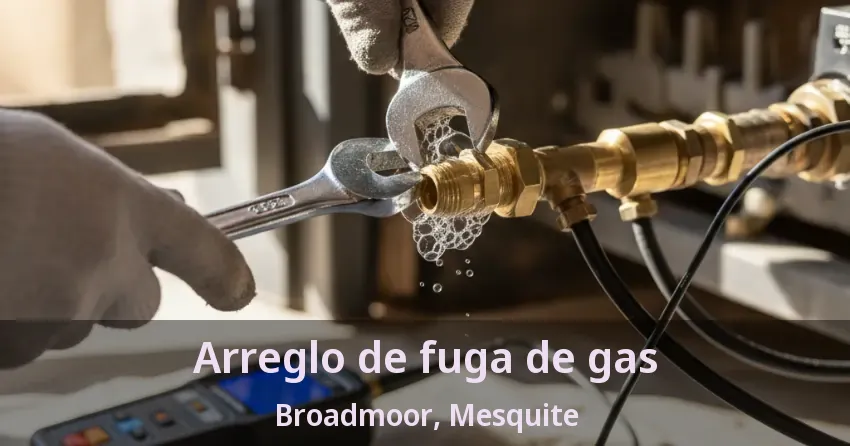 Arreglo de fuga de gas Broadmoor, Mesquite - TX Arreglo de fuga de gas Broadmoor, Mesquite - TX