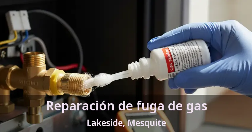 Reparación de fuga de gas Lakeside, Mesquite - TX