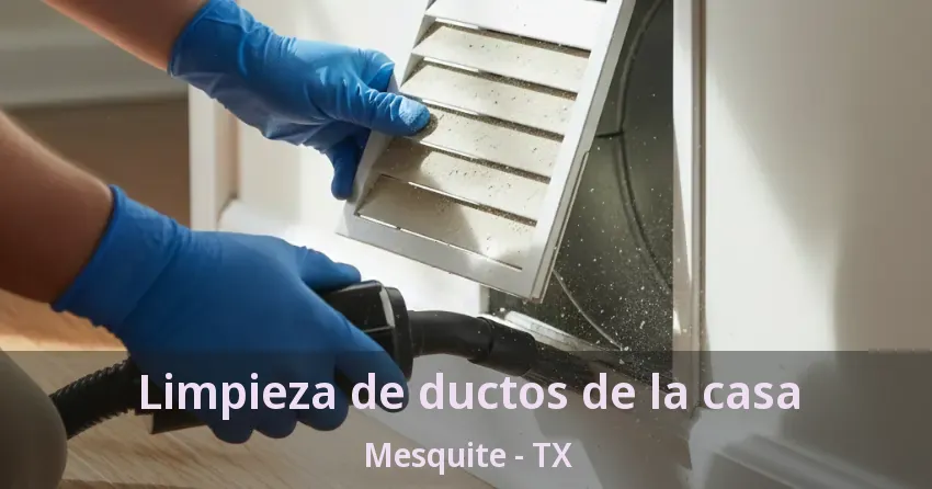 Limpieza de ductos de la casa Mesquite - TX
