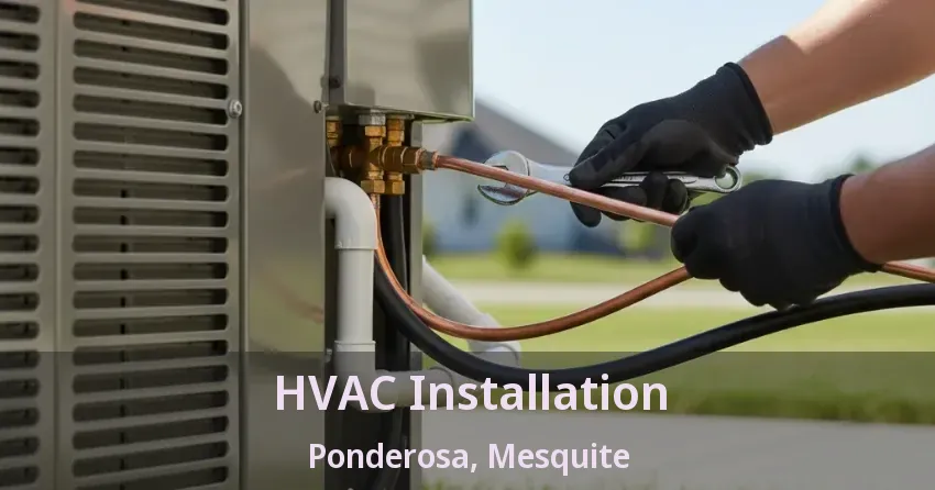 HVAC Installation Ponderosa, Mesquite - TX HVAC Installation Ponderosa, Mesquite - TX