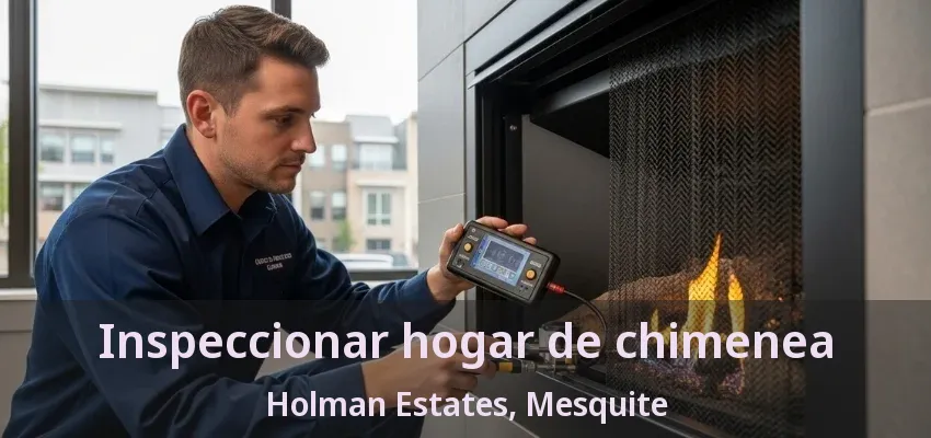 Inspeccionar hogar de chimenea Holman Estates, Mesquite - TX