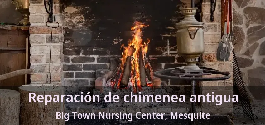 Reparación de chimenea antigua Big Town Nursing Center, Mesquite - TX