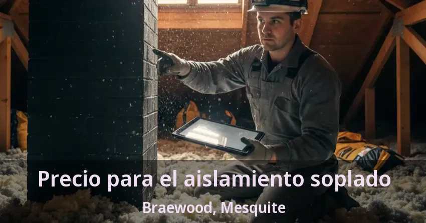 Precio para el aislamiento soplado Braewood, Mesquite - TX
