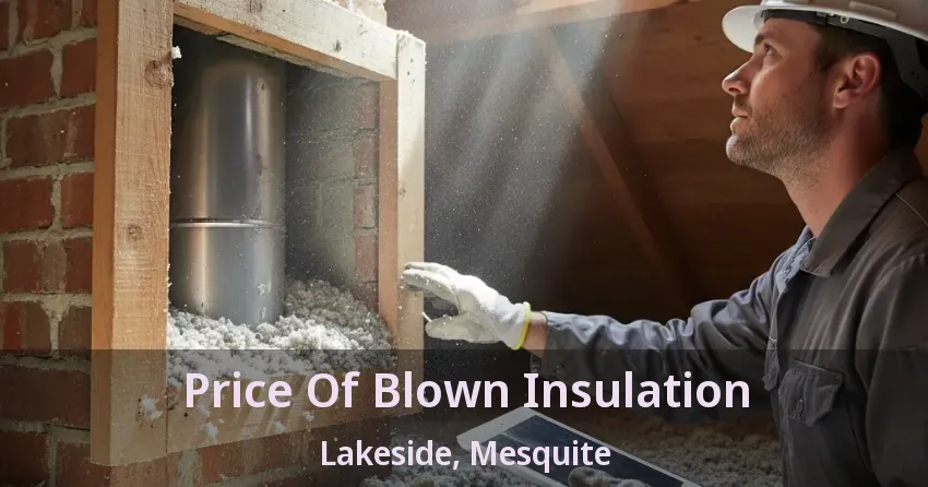 Price Of Blown Insulation Lakeside, Mesquite - TX