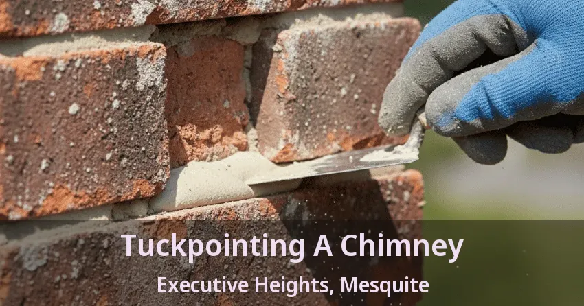 Tuckpointing A Chimney Executive Heights, Mesquite - TX Tuckpointing A Chimney Executive Heights, Mesquite - TX